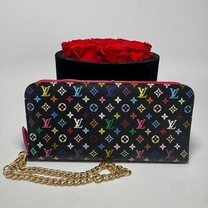 SOLD Louis Vuitton Insolite Multicolor Monogram Wallet/Wristlet – Hot Pink